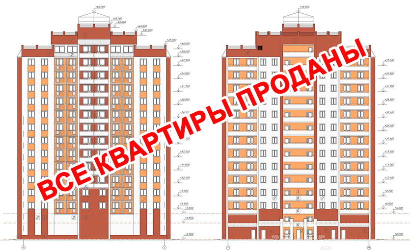 3д макет Жилой дом на перекрестке Щетинина-Гагарина