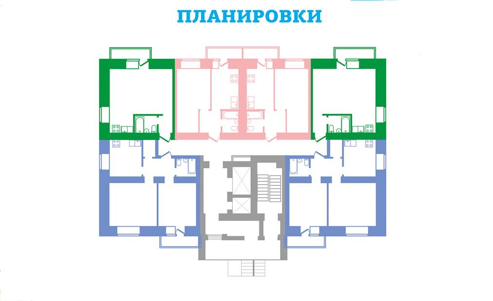 Plans Жилой комплекс «Бываловский»
