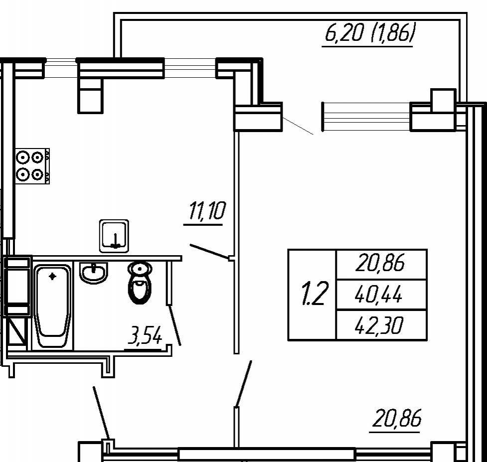 Plans Жилой комплекс «Дуэт» по ул.Мохова, 40