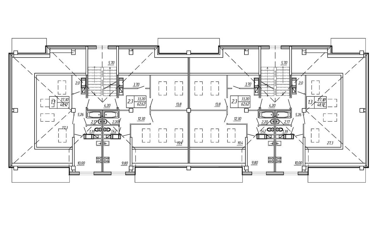 Plans Жилой комплекс «Дуэт» по ул. Мохова, 44