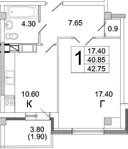 Plans Жилой комплекс «Высота»