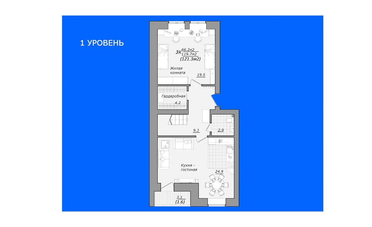 Plans Жилой комплекс «Дом на Локомотивном»