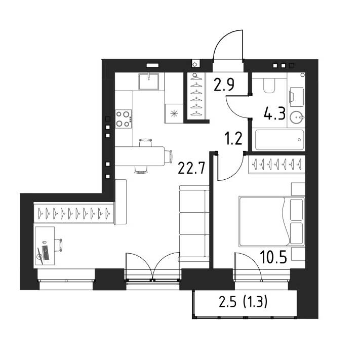 Plans ЖК «Бёрч»