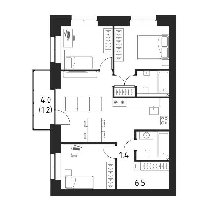 Plans ЖК «Бёрч»