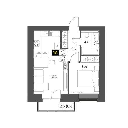 Plans ЖК «В-Сити»