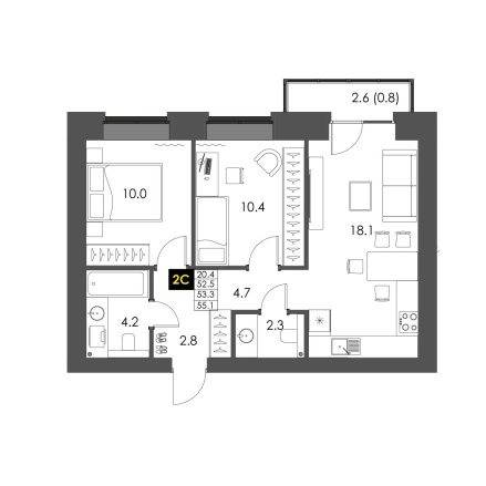 Plans ЖК «В-Сити»