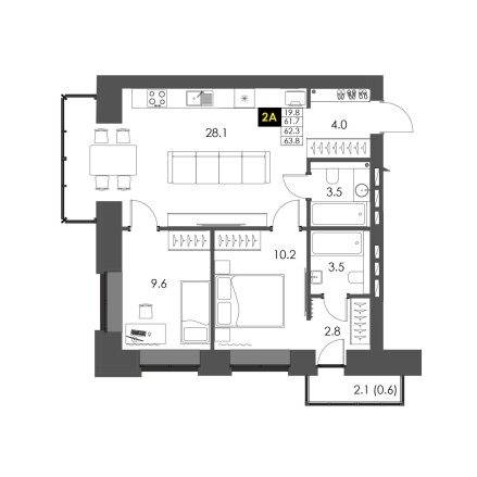 Plans ЖК «В-Сити»