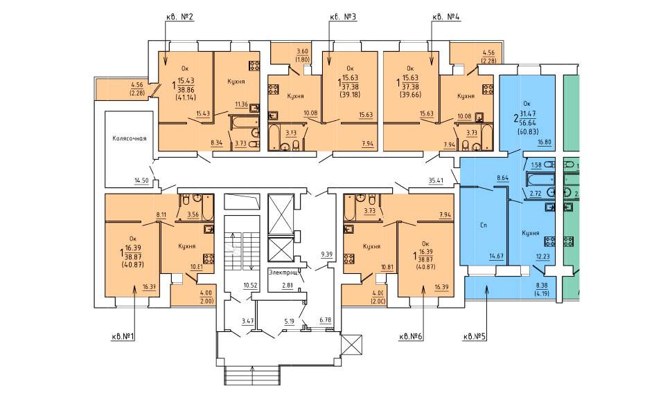 Plans Жилой дом по ул. Гагарина, 25