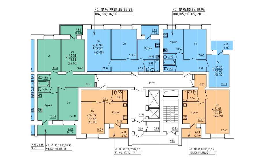 Plans Жилой дом по ул. Гагарина, 25