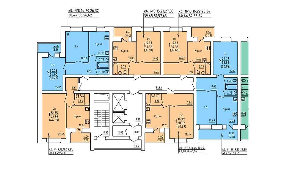 Plans Жилой дом по ул. Гагарина, 25