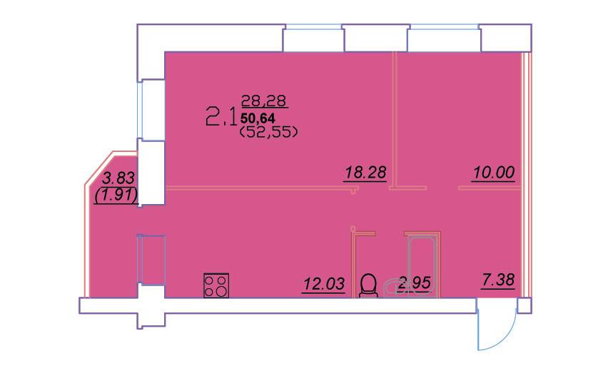 Plans Микрорайон «Бригантина». Дом №1