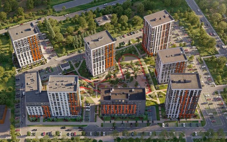 Site plan – ЖК Maxi Life на Возрождения (Макси Лайф на Возрождения)