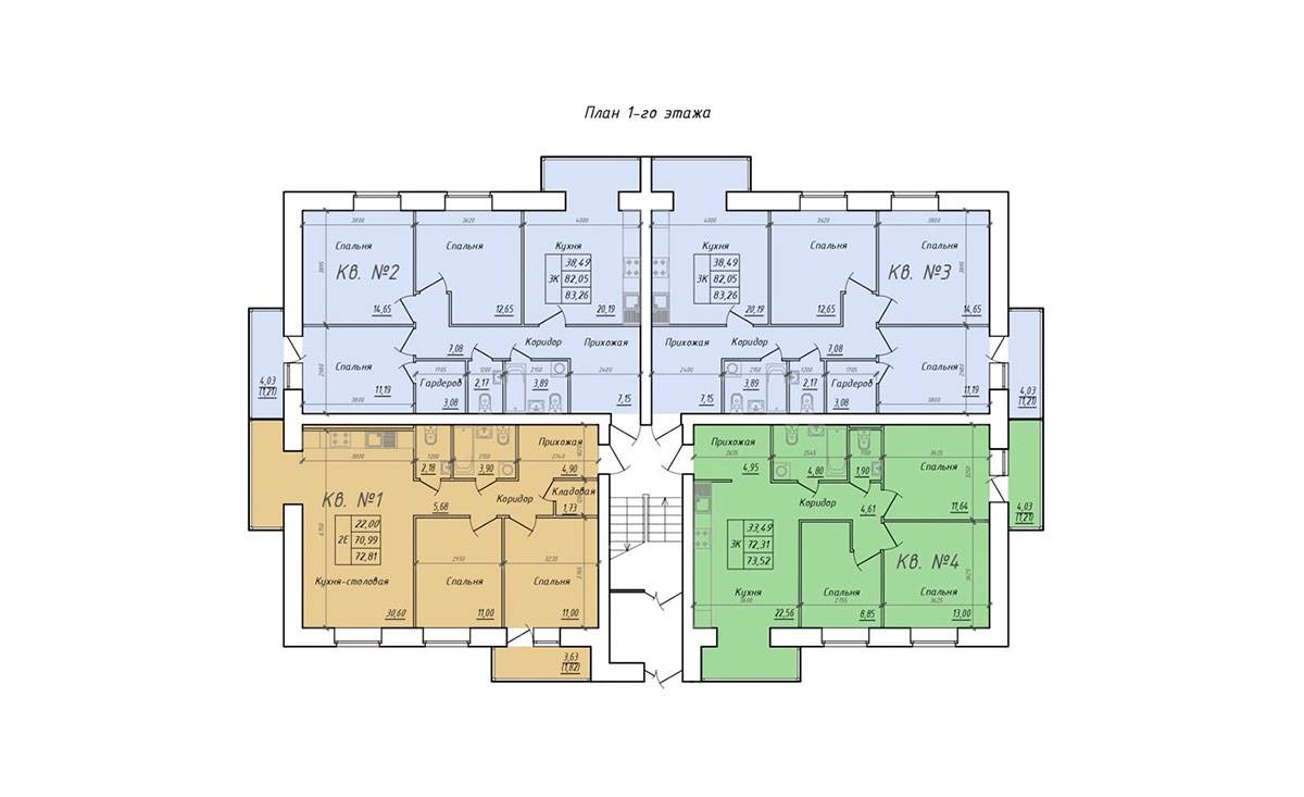 Plans ЖК Февральский переулок, 4