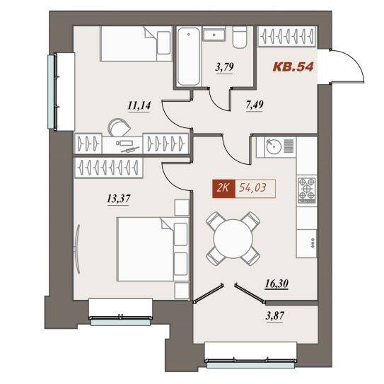 Plans ЖК «Флагман Прайм»