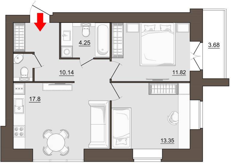 Plans ЖК Поэтика 5