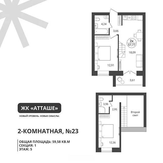 Plans ЖК «Атташе»