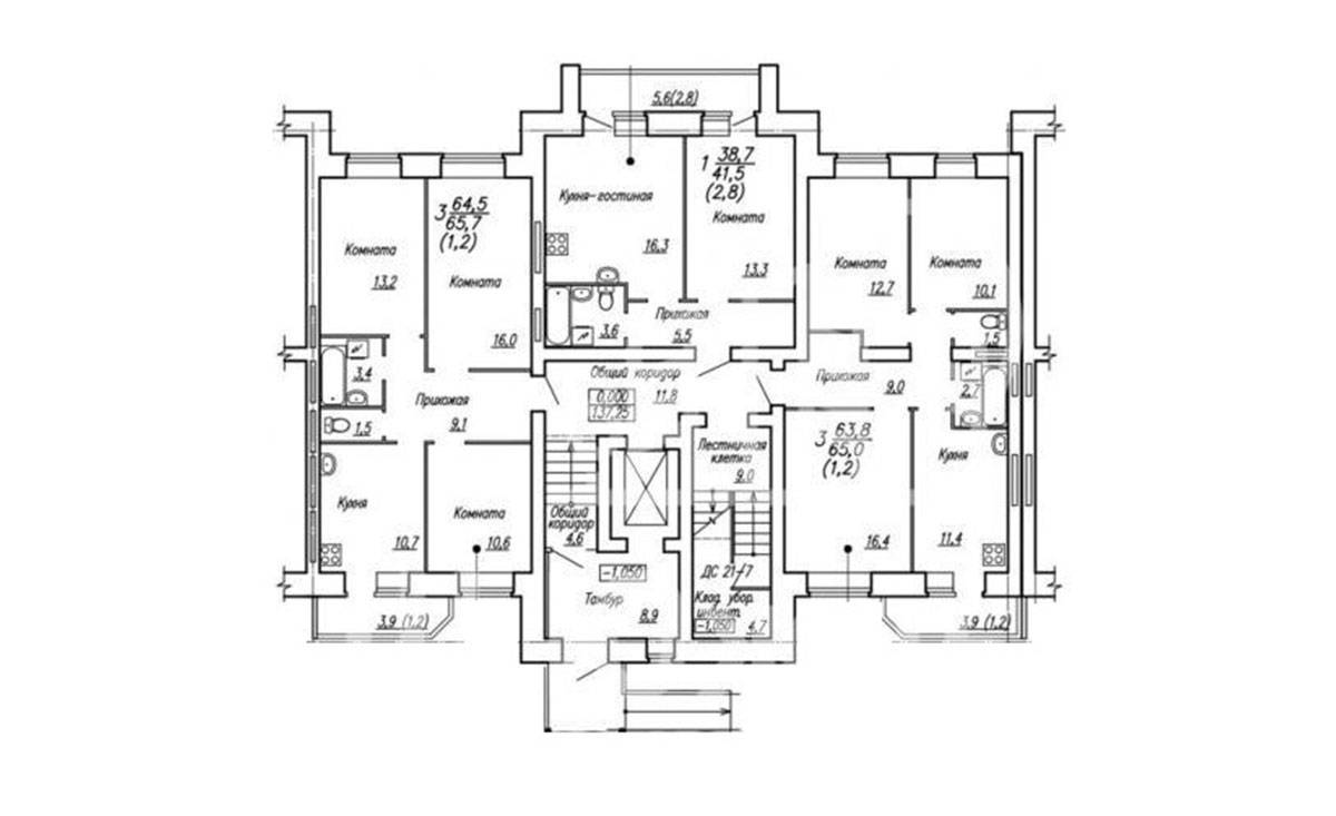 Plans ЖК Южный-3, 14 (Ломоносова, 3 к1)