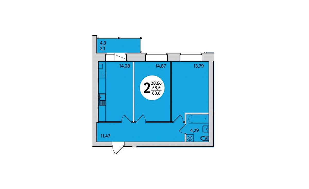 Plans ЖК по переулку Долгий, 6