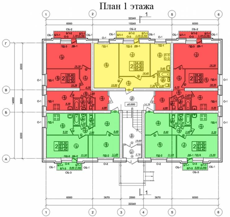 Plans Жилой дом на ул. Чкалова, 30