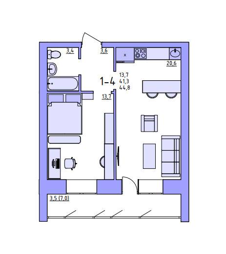 Plans ЖК «ЗЕЛЕНАЯ РОЩА»