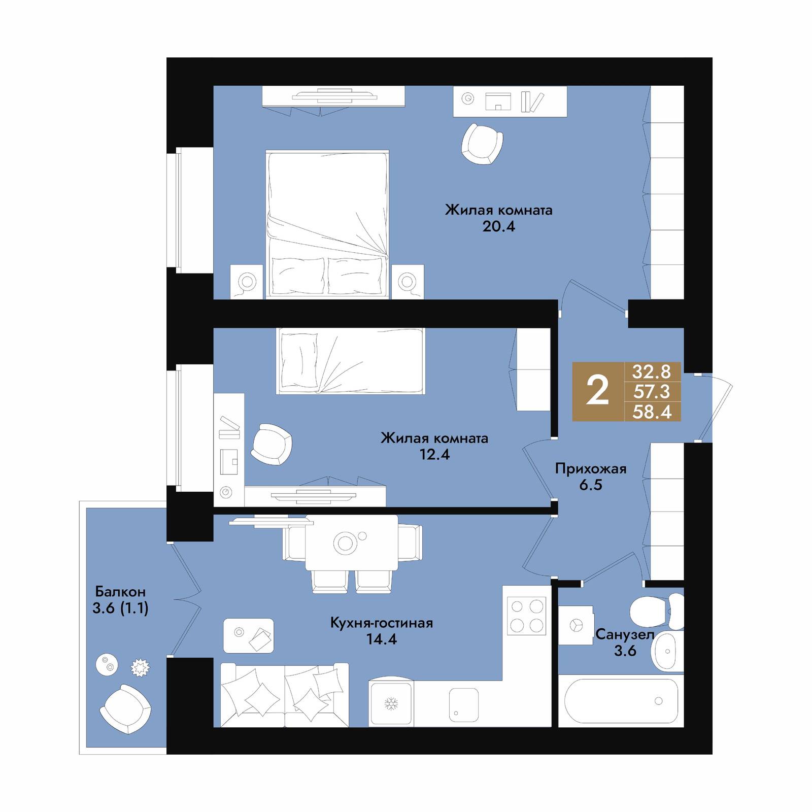 Plans ЖК «Графит 2»