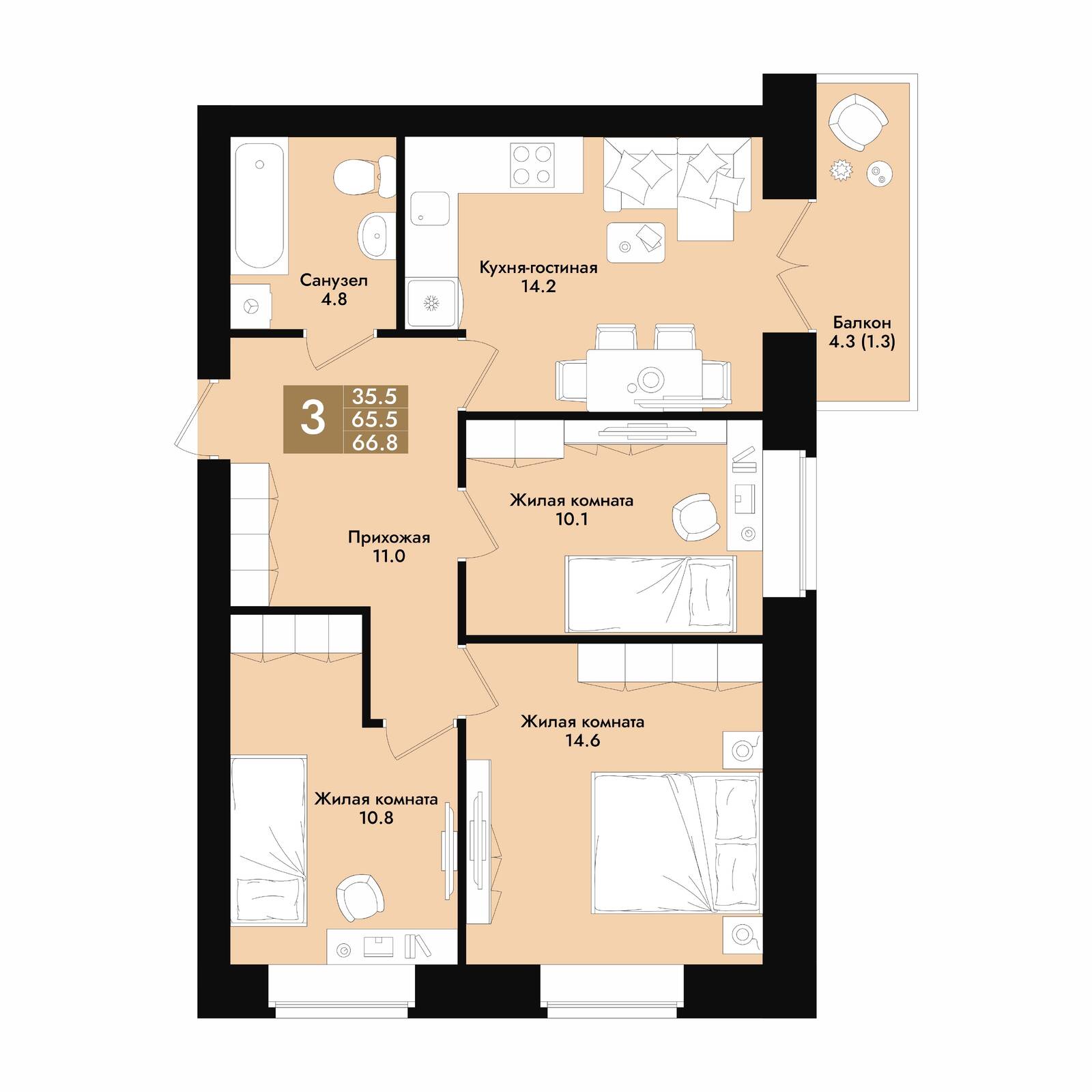 Plans ЖК «Графит 2»