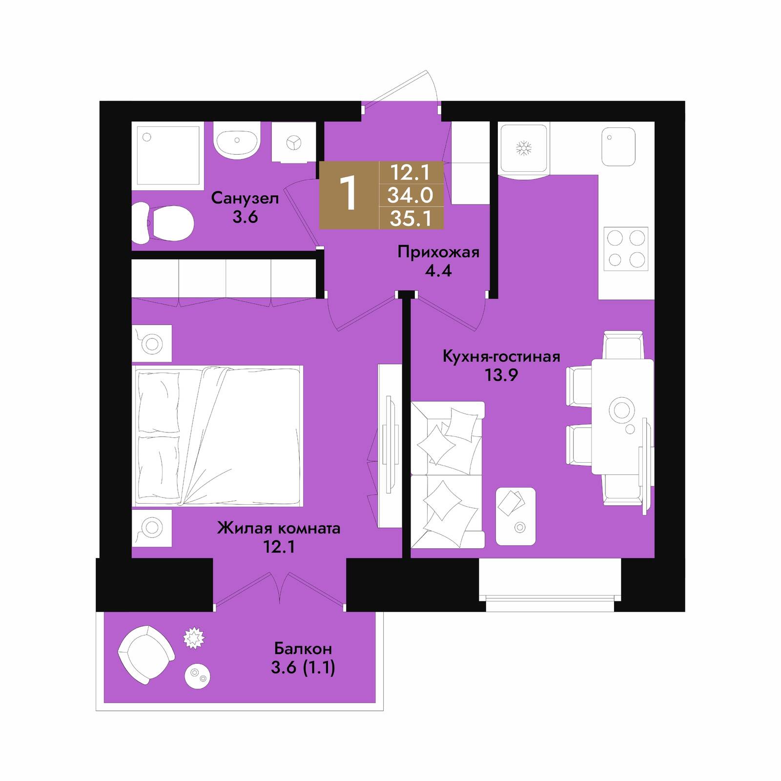 Plans ЖК «Графит 2»