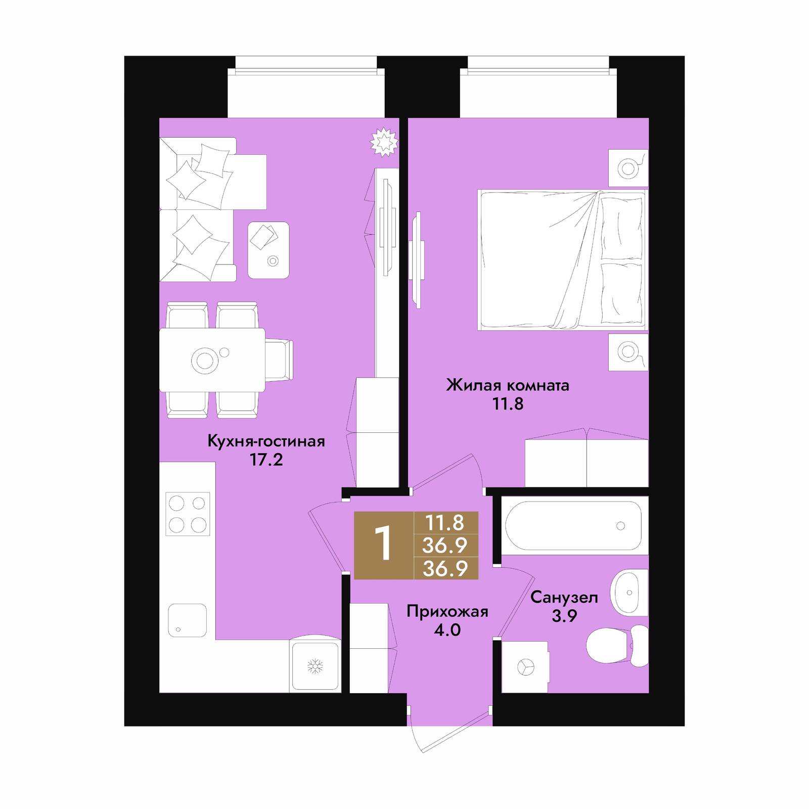Plans ЖК «Графит 2»