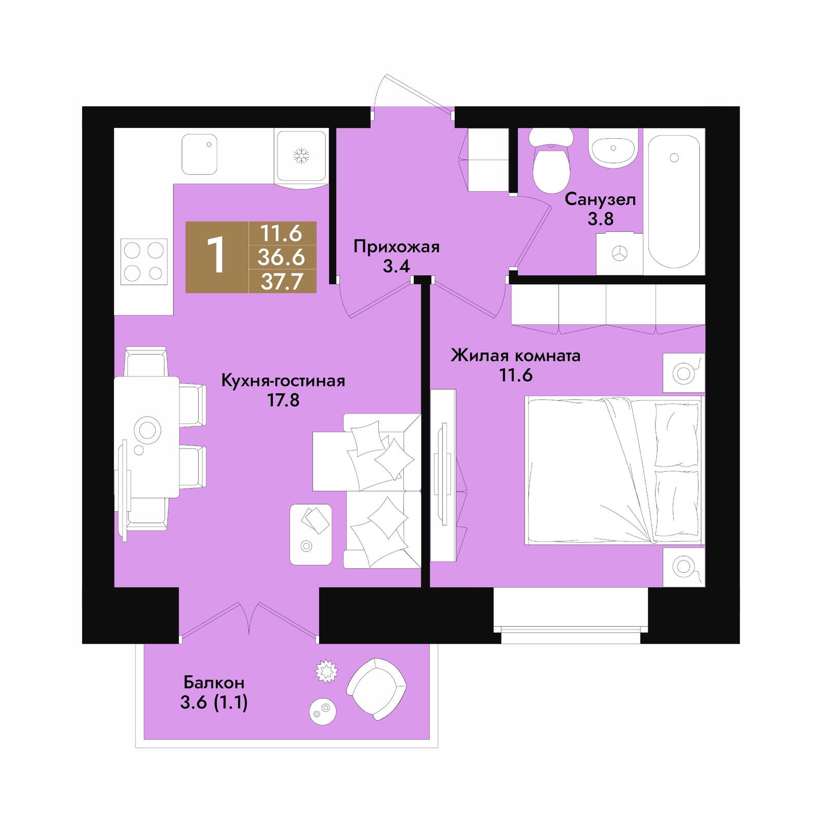 Plans ЖК «Графит 2»