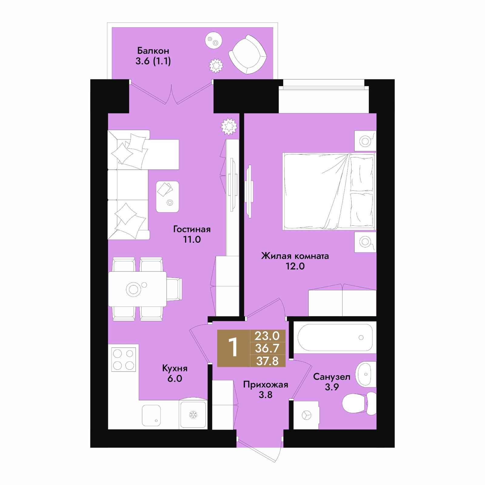 Plans ЖК «Графит 2»