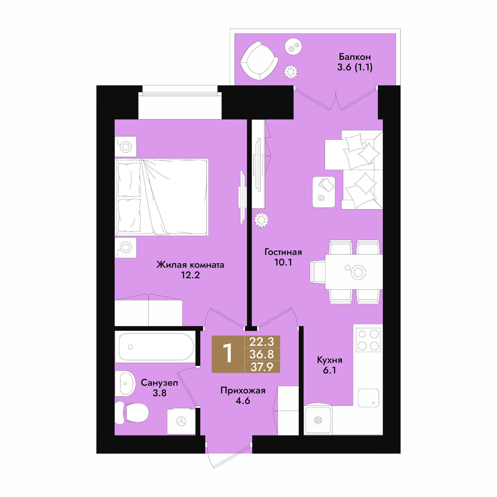 Plans ЖК «Графит 2»