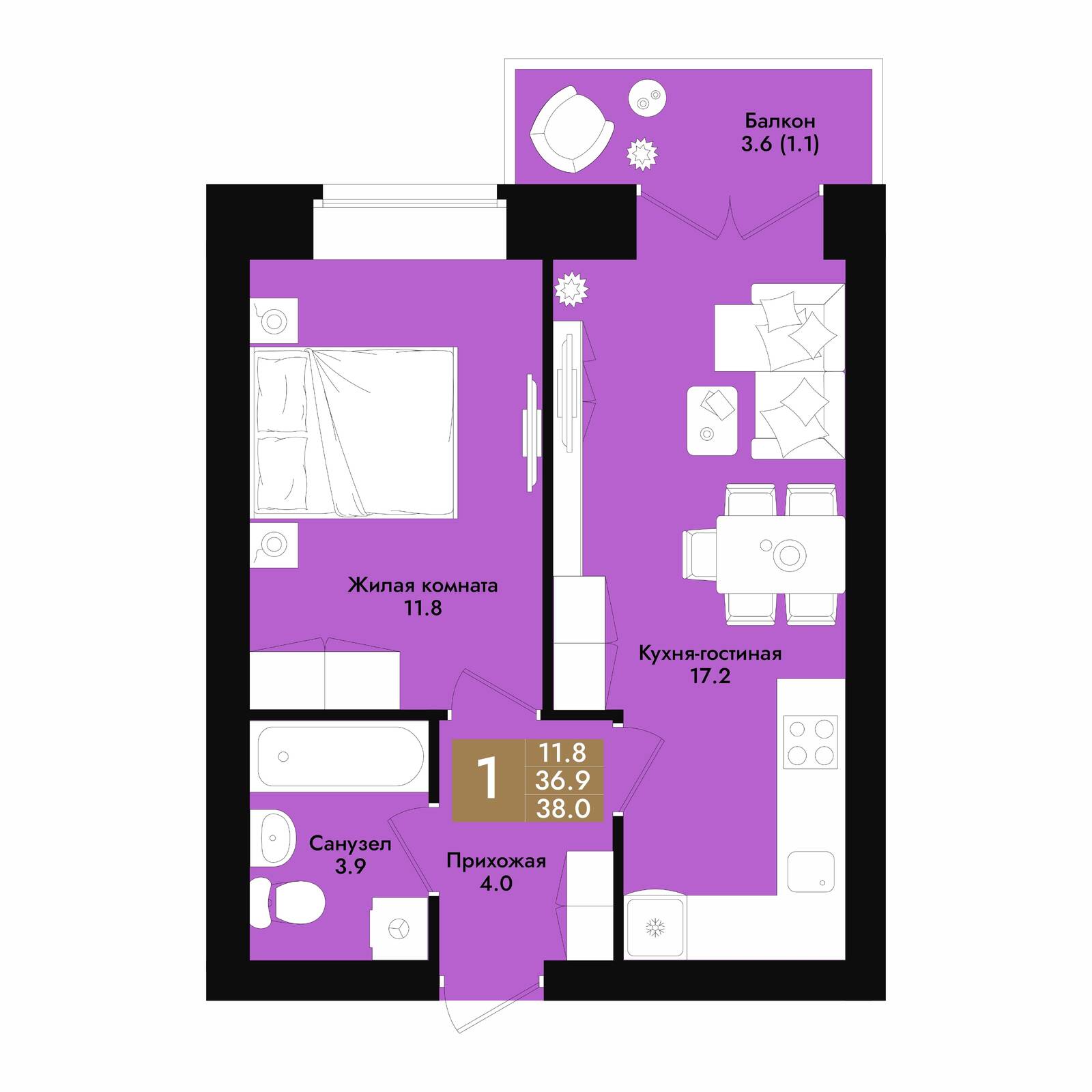 Plans ЖК «Графит 2»
