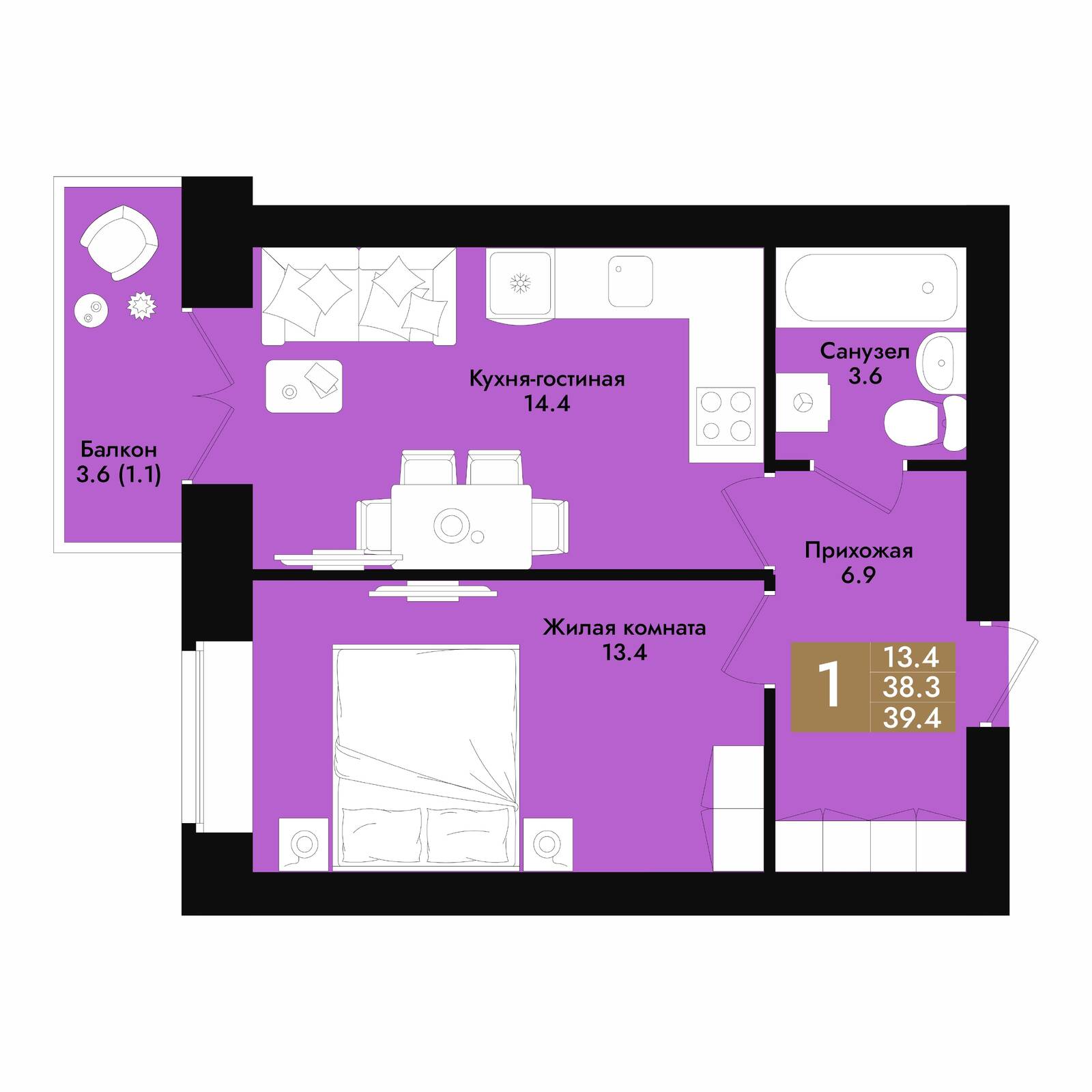 Plans ЖК «Графит 2»