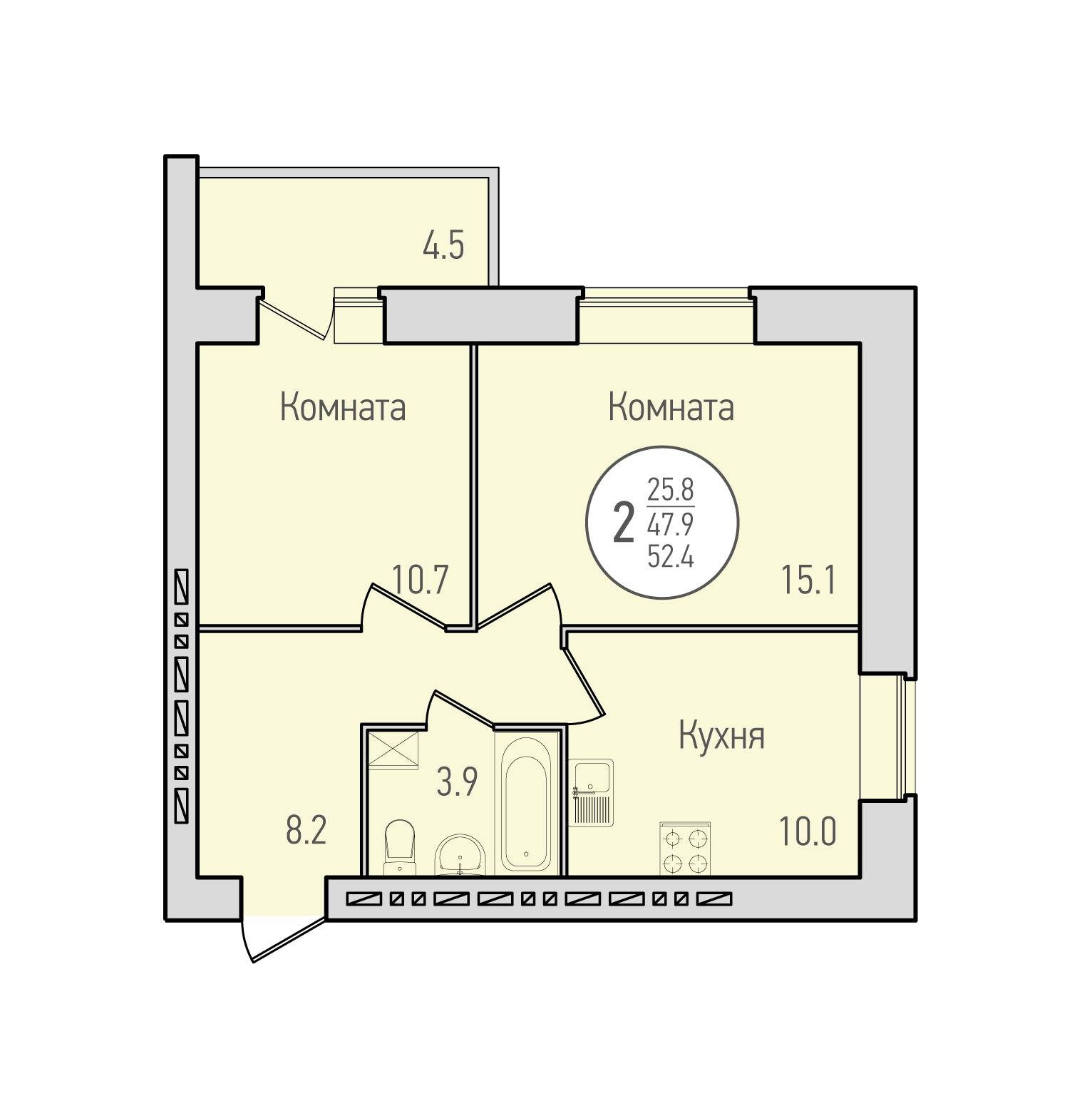 Plans ЖК Флагман, дом 7