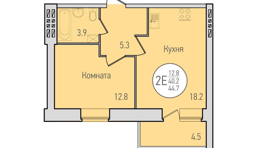 Планировка ЖК Флагман, дом 7