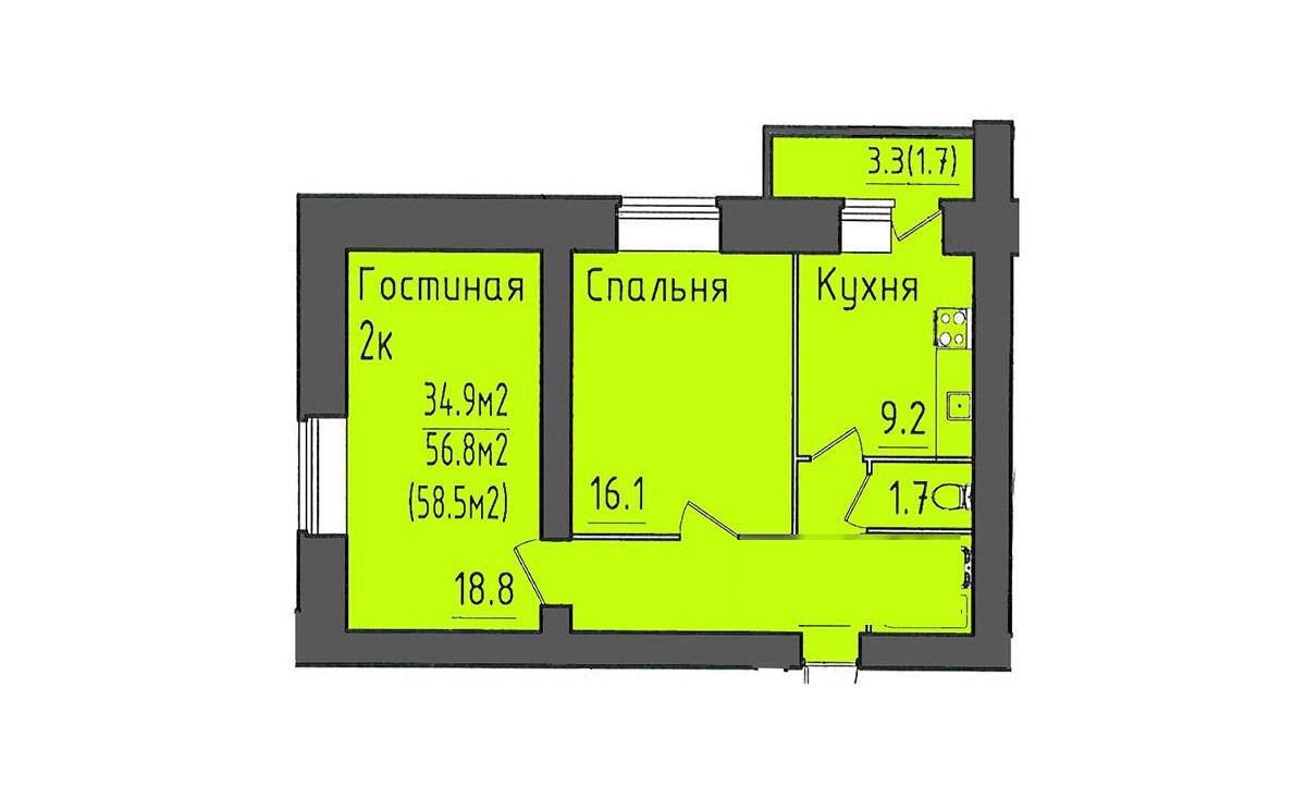 Plans ЖК «Керамик»