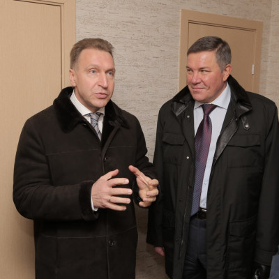 Первый вице-премьер российского Правительства посетил жилищный комплекс в 112 микрорайоне Череповца